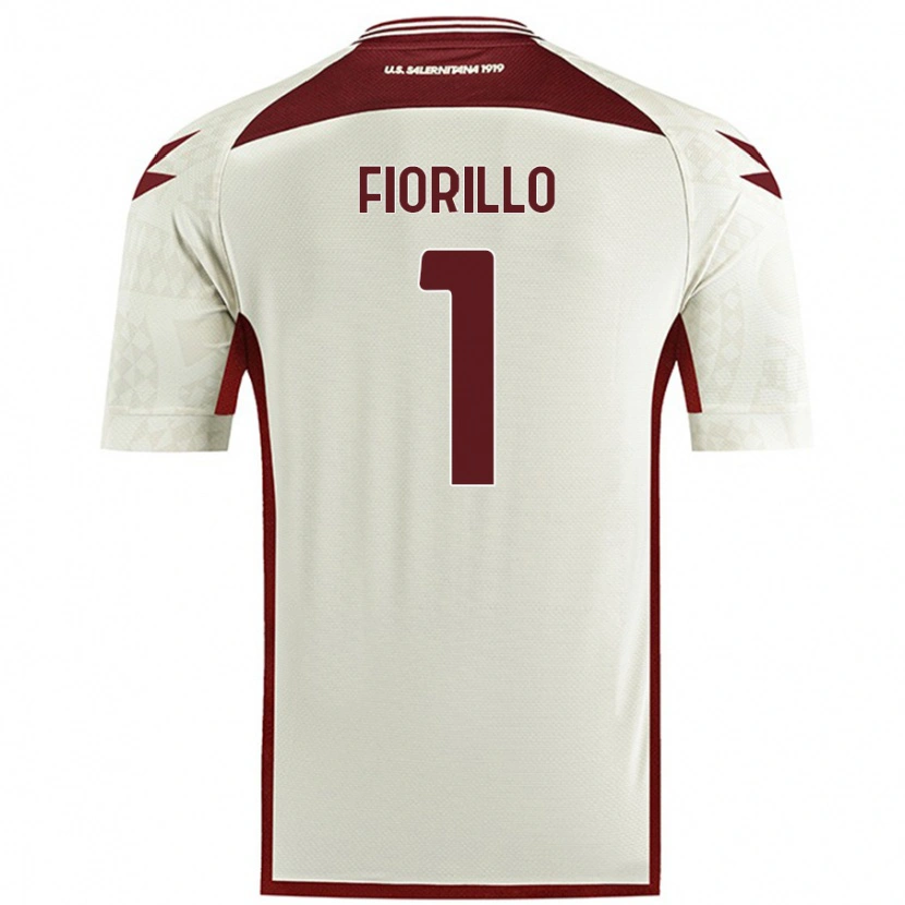 Danxen Uomo Maglia Vincenzo Fiorillo #1 Colore Crema Kit Gara Away 2024/25 Maglietta