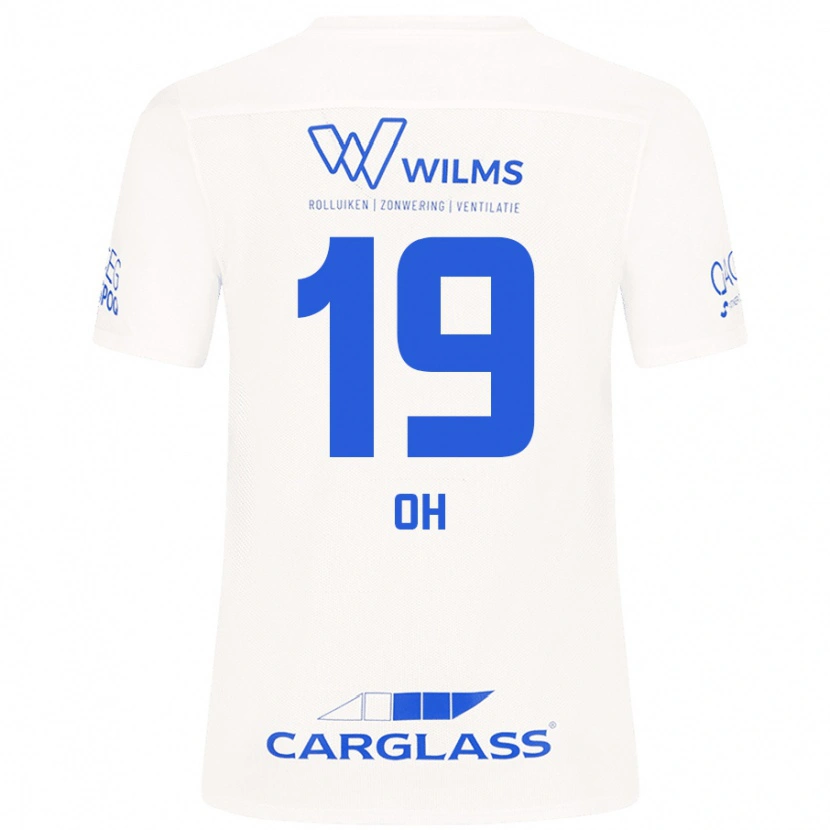 Danxen Uomo Maglia Hyeon-Gyu Oh #19 Bianco Kit Gara Away 2024/25 Maglietta