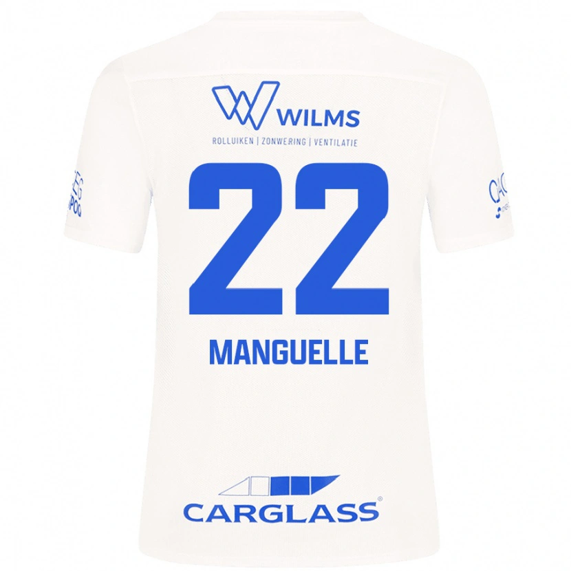 Danxen Uomo Maglia Brad Manguelle #22 Bianco Kit Gara Away 2024/25 Maglietta