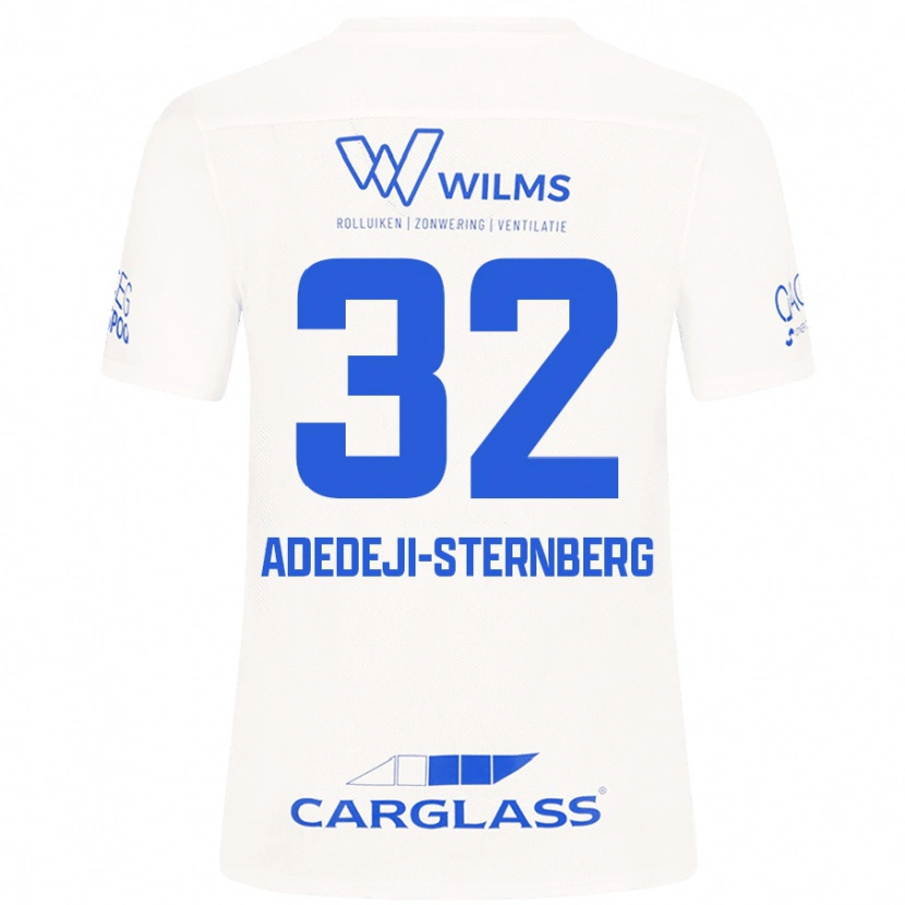 Danxen Uomo Maglia Noah Adedeji-Sternberg #32 Bianco Kit Gara Away 2024/25 Maglietta
