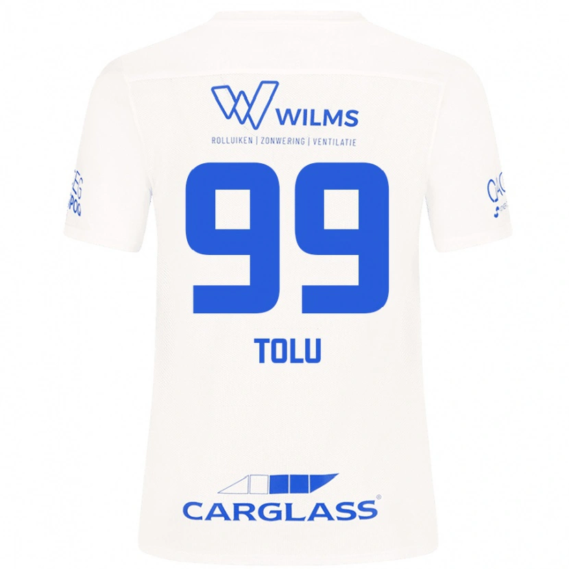 Danxen Uomo Maglia Tolu Arokodare #99 Bianco Kit Gara Away 2024/25 Maglietta