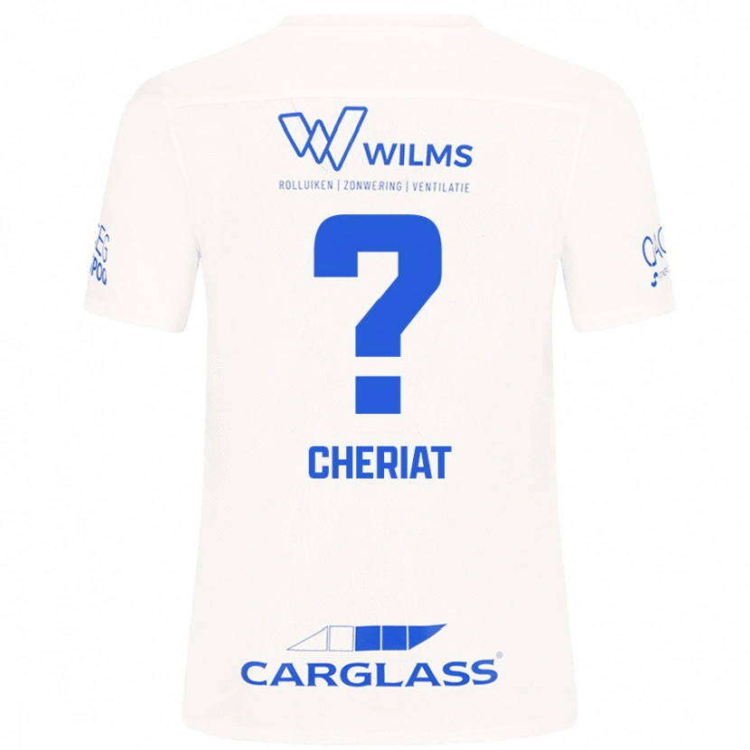 Danxen Uomo Maglia Rayan Cheriat #0 Bianco Kit Gara Away 2024/25 Maglietta