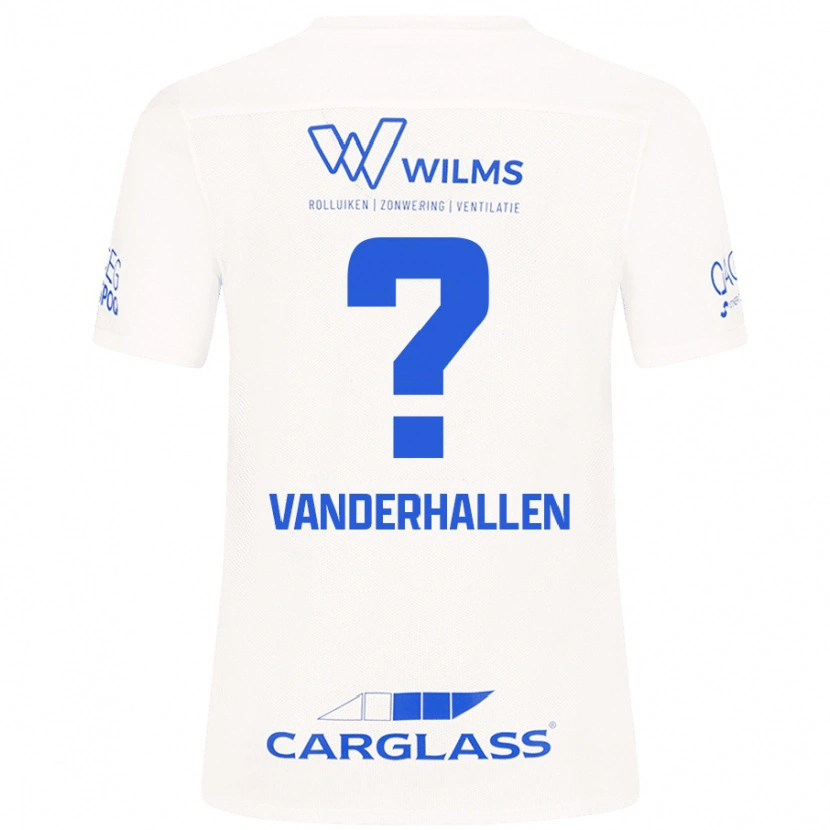 Danxen Uomo Maglia Yari Vanderhallen #0 Bianco Kit Gara Away 2024/25 Maglietta