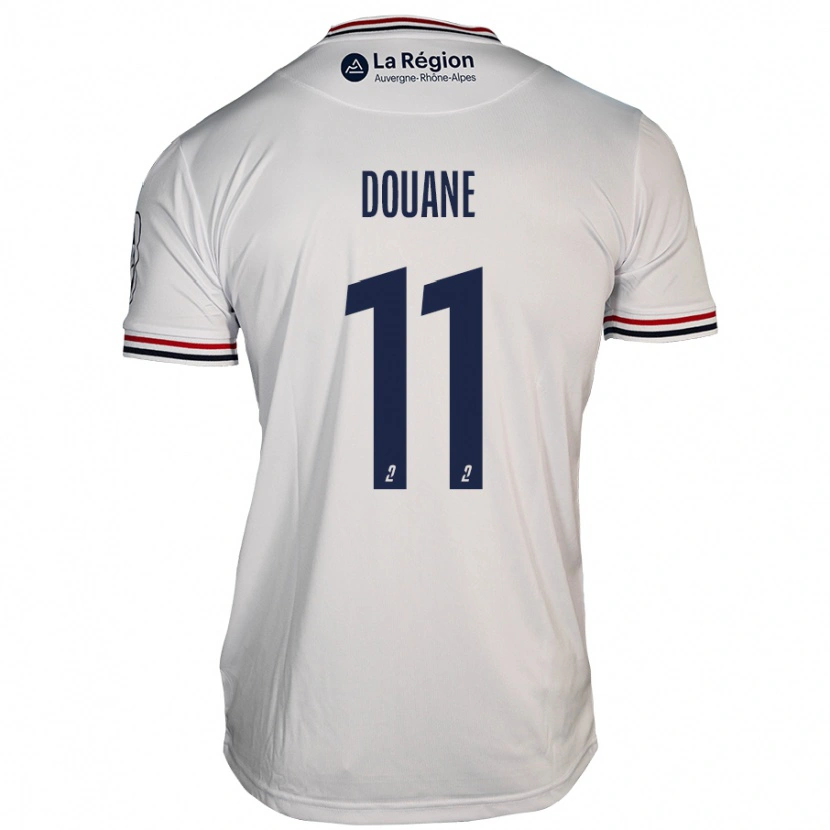 Danxen Uomo Maglia Maïdine Douane #11 Bianco Kit Gara Away 2024/25 Maglietta