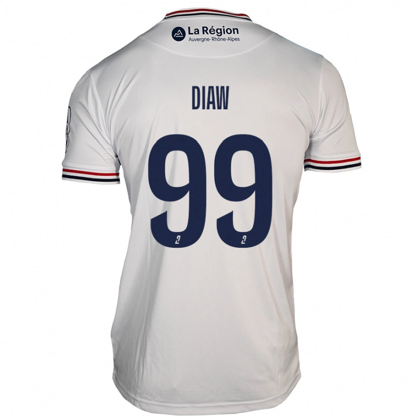Danxen Uomo Maglia Mory Diaw #99 Bianco Kit Gara Away 2024/25 Maglietta