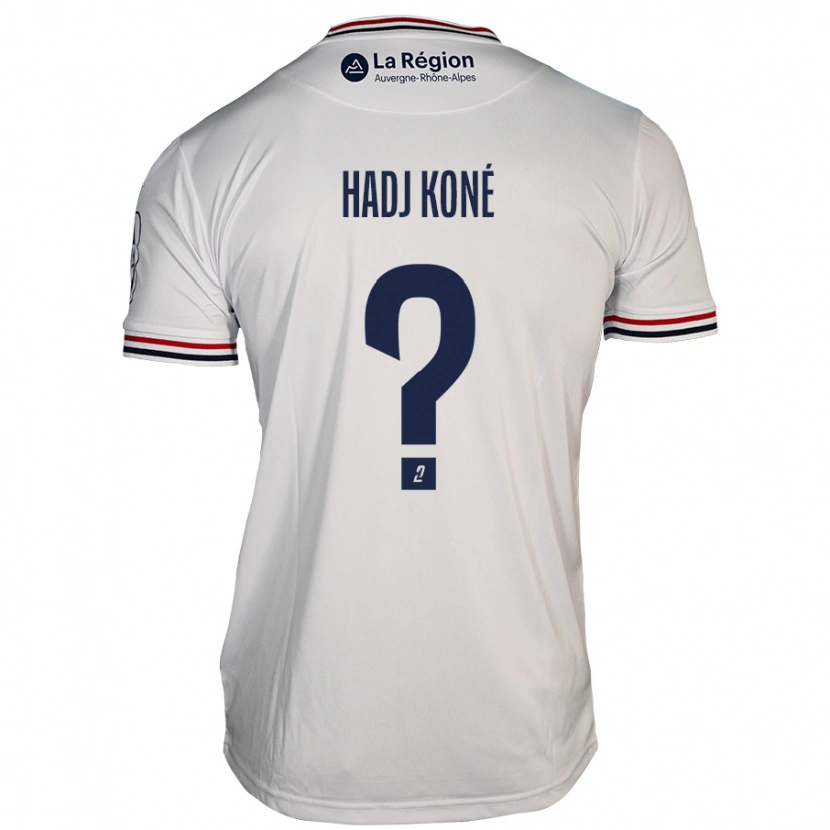 Danxen Uomo Maglia El Hadj Koné #0 Bianco Kit Gara Away 2024/25 Maglietta