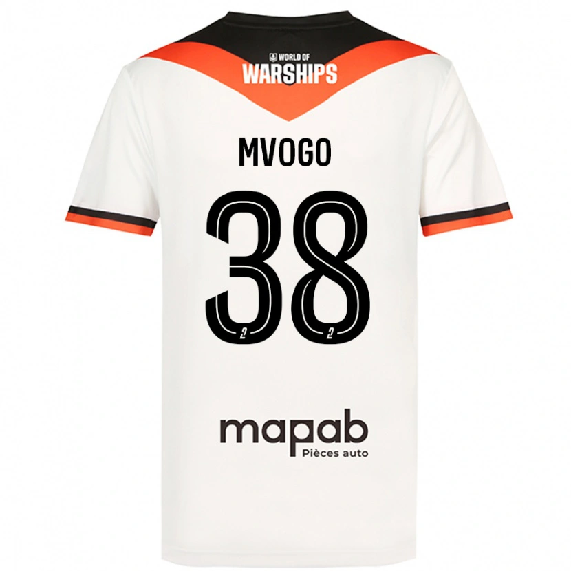 Danxen Uomo Maglia Yvon Mvogo #38 Bianco Kit Gara Away 2024/25 Maglietta