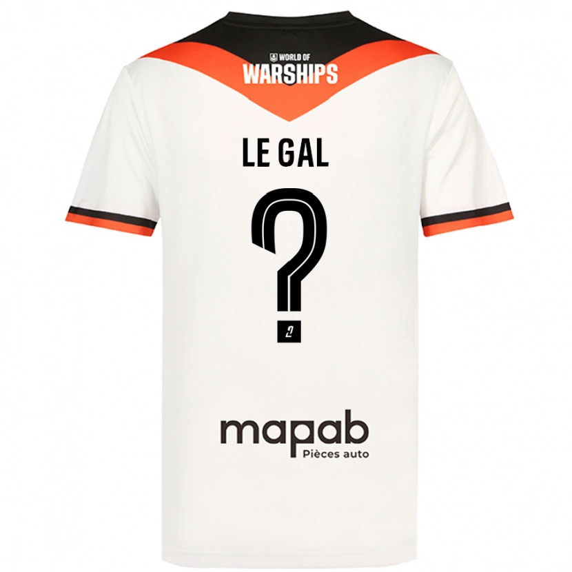 Danxen Uomo Maglia Noah Le Gal #0 Bianco Kit Gara Away 2024/25 Maglietta