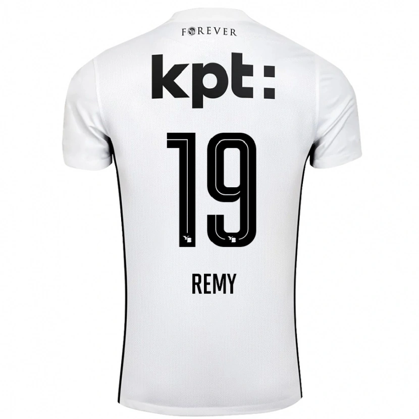Danxen Uomo Maglia Audrey Remy #19 Bianco Nero Kit Gara Away 2024/25 Maglietta