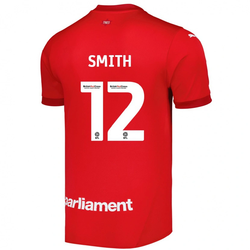 Danxen Donna Maglia Jackson Smith #12 Rosso Kit Gara Home 2024/25 Maglietta