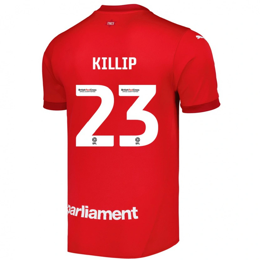 Danxen Donna Maglia Ben Killip #23 Rosso Kit Gara Home 2024/25 Maglietta
