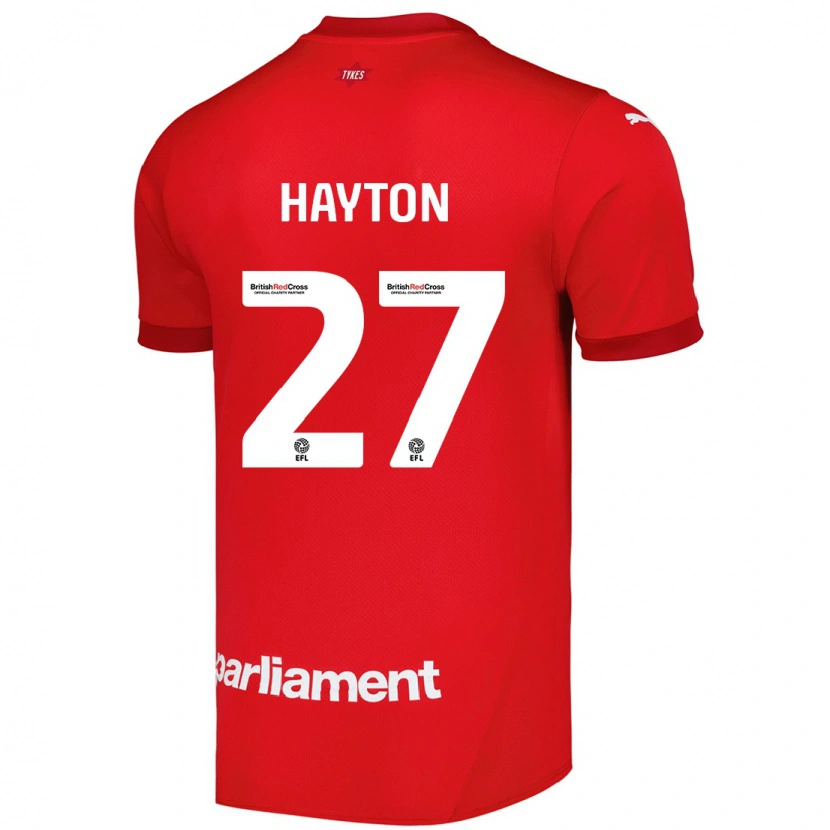 Danxen Donna Maglia Adam Hayton #27 Rosso Kit Gara Home 2024/25 Maglietta