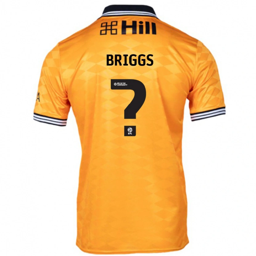Danxen Donna Maglia Jj Briggs #0 Arancione Kit Gara Home 2024/25 Maglietta