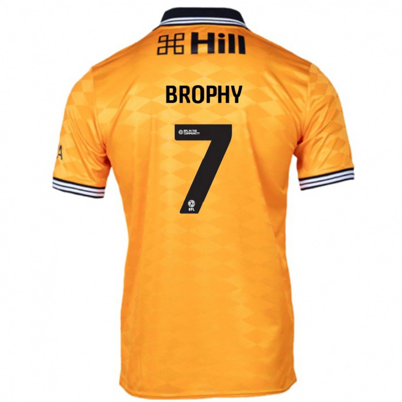 Danxen Donna Maglia James Brophy #7 Arancione Kit Gara Home 2024/25 Maglietta
