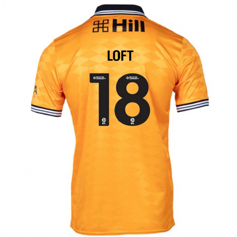 Danxen Donna Maglia Ryan Loft #18 Arancione Kit Gara Home 2024/25 Maglietta