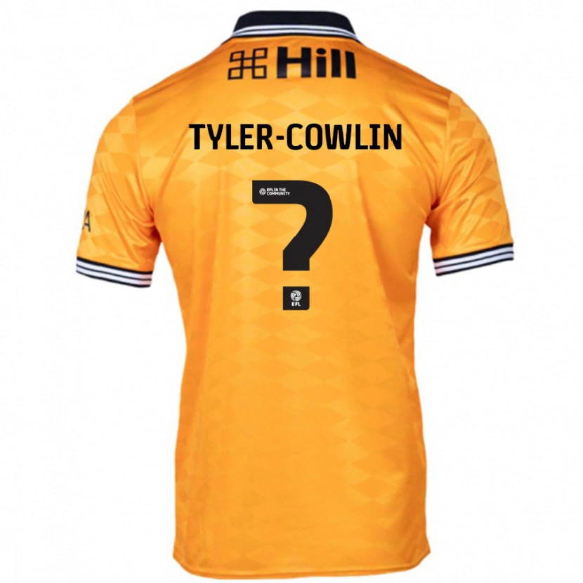 Danxen Donna Maglia Danny Tyler-Cowlin #0 Arancione Kit Gara Home 2024/25 Maglietta