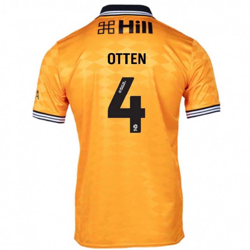 Danxen Donna Maglia Gisela Otten #4 Arancione Kit Gara Home 2024/25 Maglietta