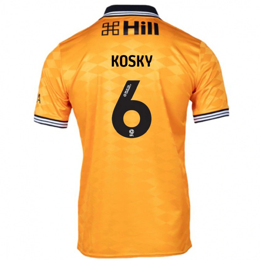 Danxen Donna Maglia Rachel Kosky #6 Arancione Kit Gara Home 2024/25 Maglietta