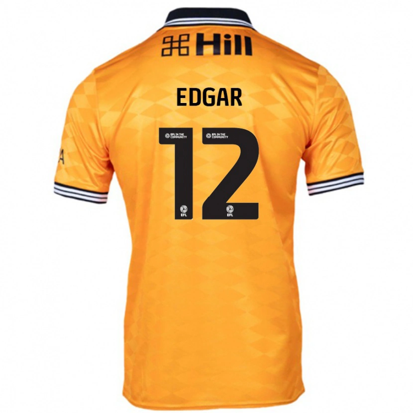 Danxen Donna Maglia Sammy Edgar #12 Arancione Kit Gara Home 2024/25 Maglietta