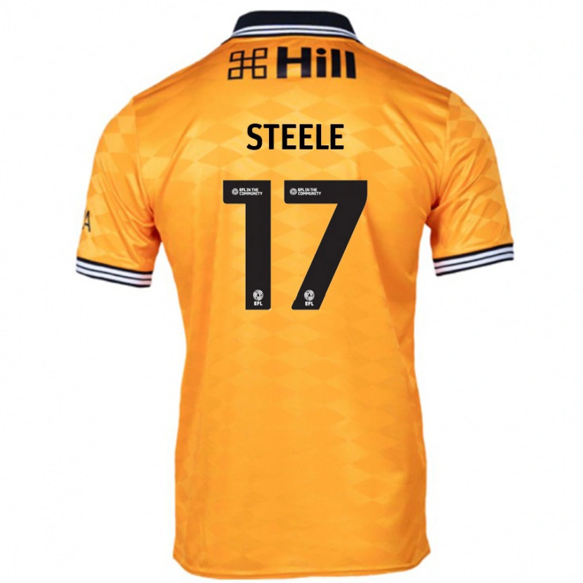 Danxen Donna Maglia Fran Steele #17 Arancione Kit Gara Home 2024/25 Maglietta