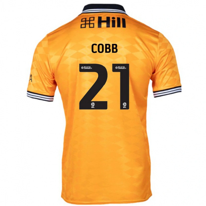 Danxen Donna Maglia Serena Cobb #21 Arancione Kit Gara Home 2024/25 Maglietta