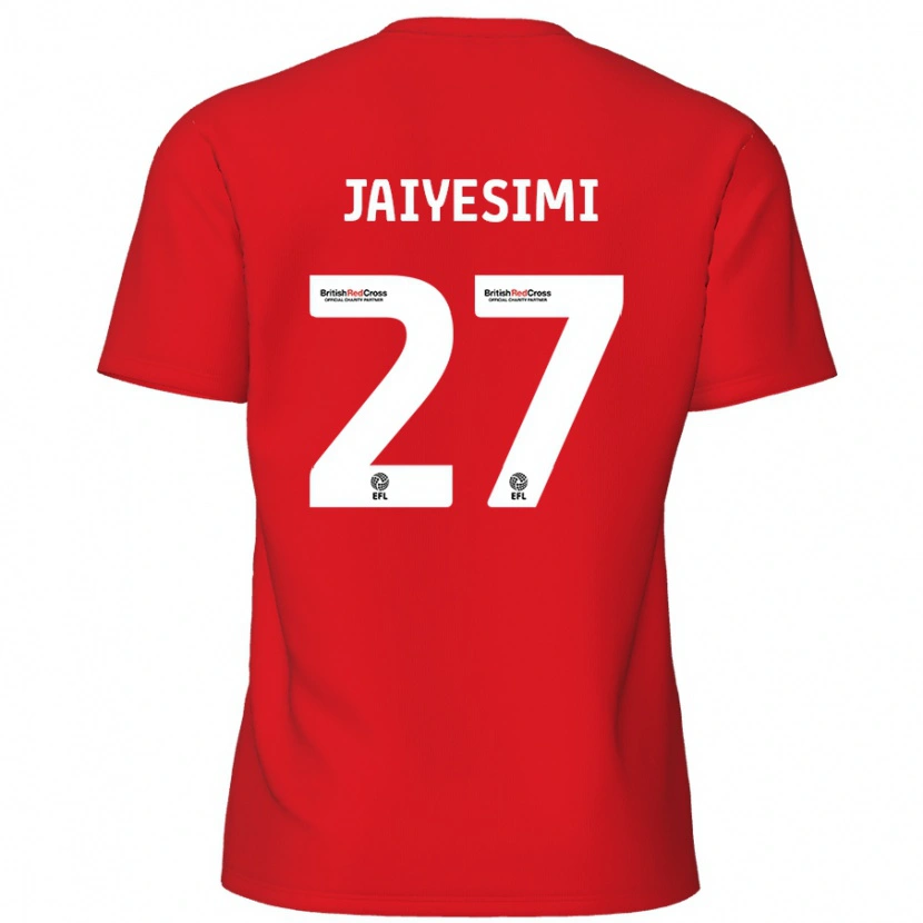 Danxen Donna Maglia Diallang Jaiyesimi #27 Rosso Kit Gara Home 2024/25 Maglietta