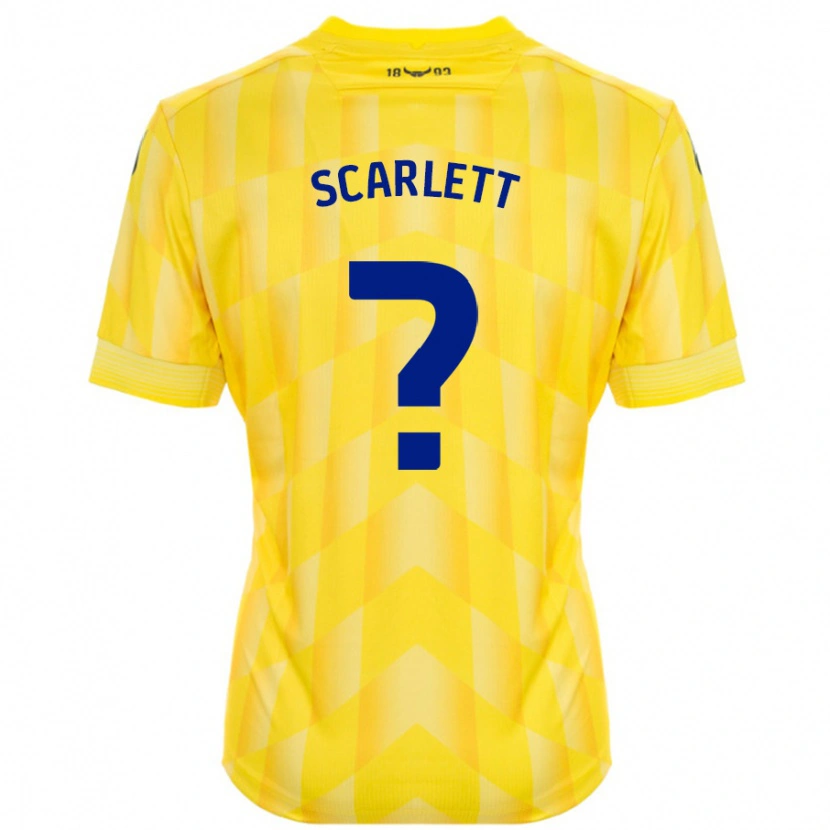 Danxen Donna Maglia Dane Scarlett #0 Giallo Kit Gara Home 2024/25 Maglietta