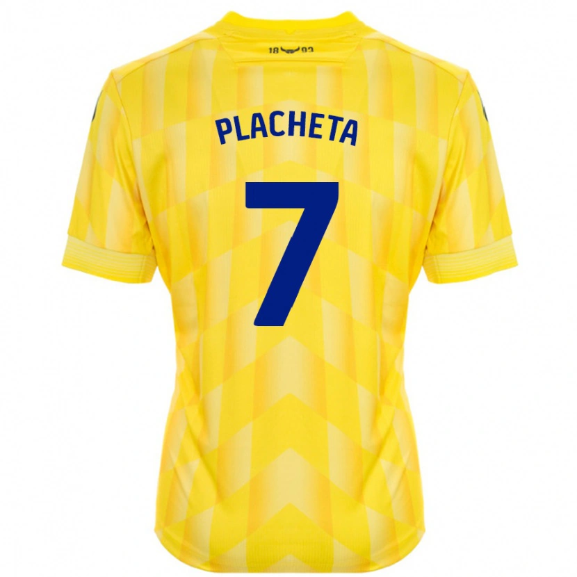Danxen Donna Maglia Przemyslaw Placheta #7 Giallo Kit Gara Home 2024/25 Maglietta