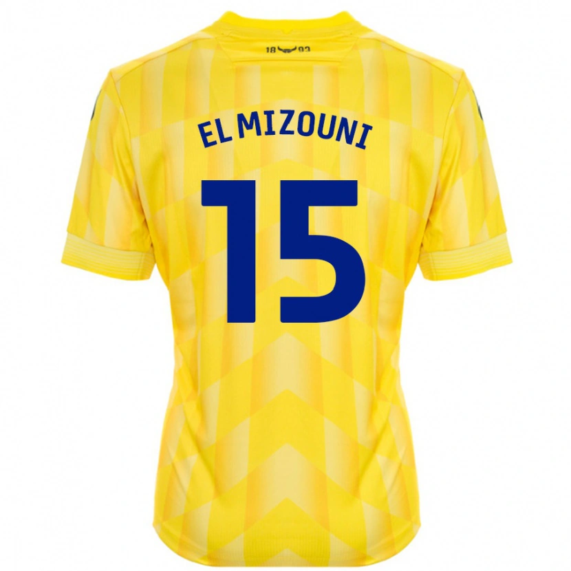 Danxen Donna Maglia Idris El Mizouni #15 Giallo Kit Gara Home 2024/25 Maglietta