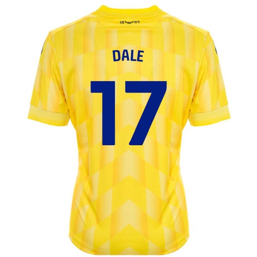 Danxen Donna Maglia Owen Dale #17 Giallo Kit Gara Home 2024/25 Maglietta