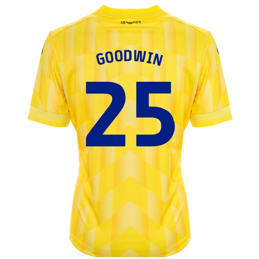 Danxen Donna Maglia Will Goodwin #25 Giallo Kit Gara Home 2024/25 Maglietta