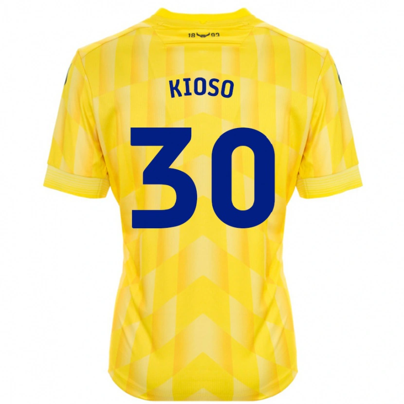 Danxen Donna Maglia Peter Kioso #30 Giallo Kit Gara Home 2024/25 Maglietta