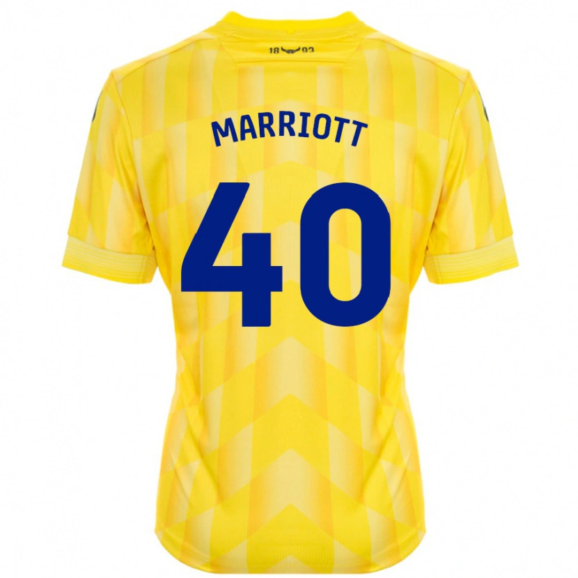 Danxen Donna Maglia Monty Marriott #40 Giallo Kit Gara Home 2024/25 Maglietta