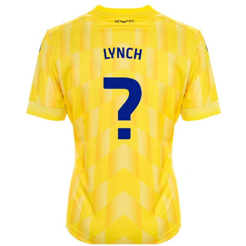Danxen Donna Maglia Bobby Lynch #0 Giallo Kit Gara Home 2024/25 Maglietta