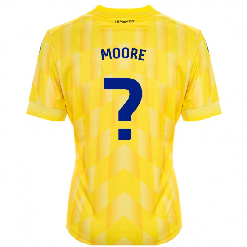 Danxen Donna Maglia Brogan Moore #0 Giallo Kit Gara Home 2024/25 Maglietta