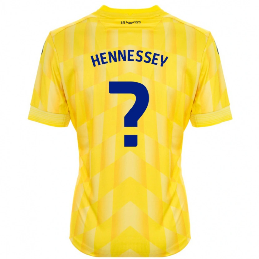 Danxen Donna Maglia Laura Hennessey #0 Giallo Kit Gara Home 2024/25 Maglietta