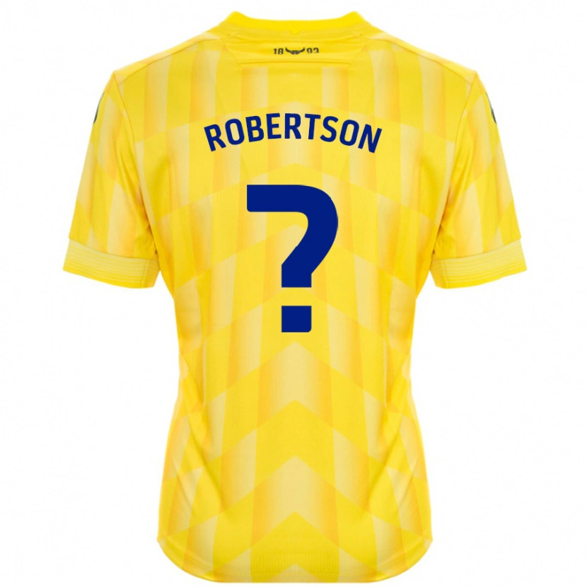 Danxen Donna Maglia Maddie Robertson #0 Giallo Kit Gara Home 2024/25 Maglietta