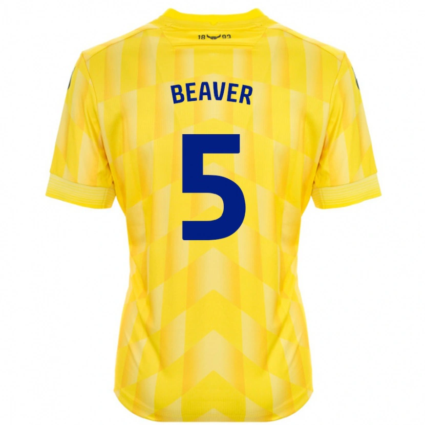 Danxen Donna Maglia Catherine Beaver #5 Giallo Kit Gara Home 2024/25 Maglietta