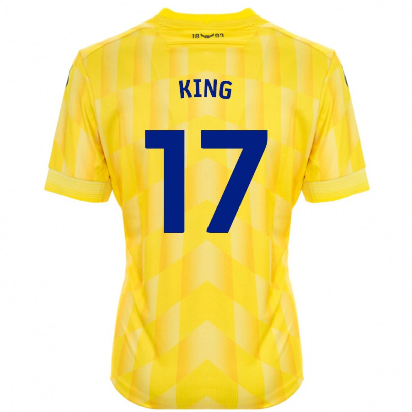 Danxen Donna Maglia Sarah King #17 Giallo Kit Gara Home 2024/25 Maglietta