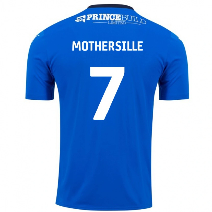 Danxen Donna Maglia Malik Mothersille #7 Blu Bianco Kit Gara Home 2024/25 Maglietta