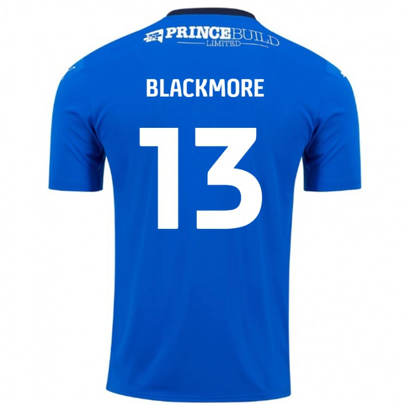 Danxen Donna Maglia Will Blackmore #13 Blu Bianco Kit Gara Home 2024/25 Maglietta