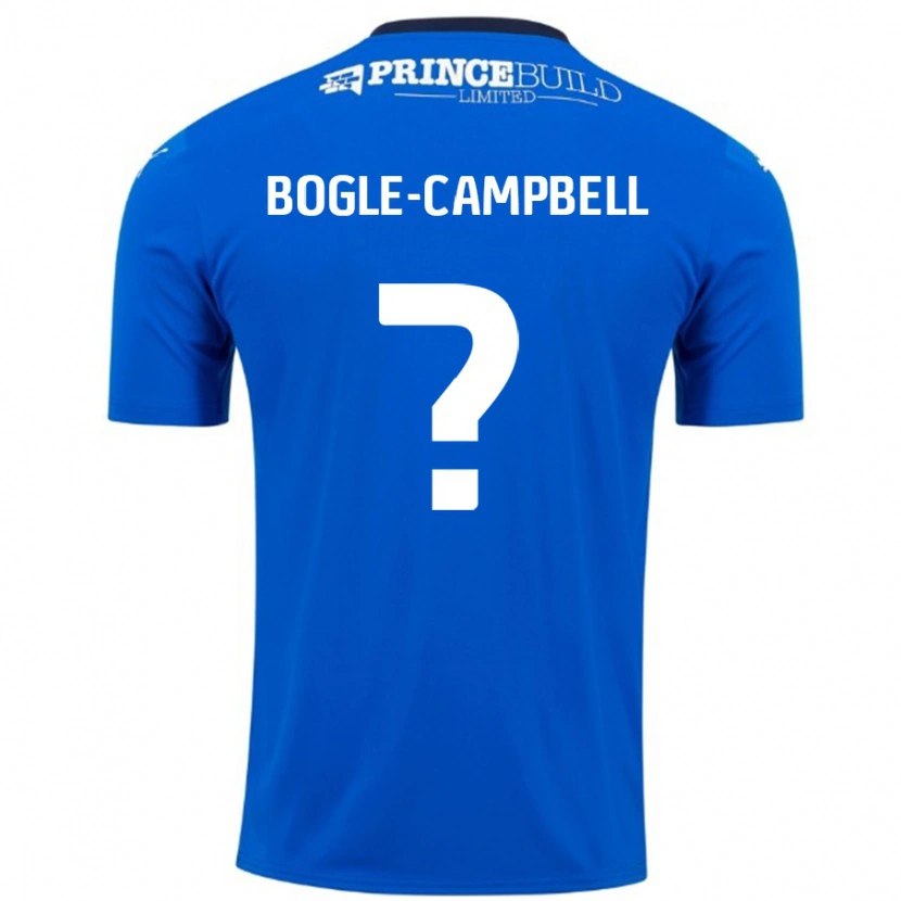 Danxen Donna Maglia Ma'kel Bogle-Campbell #0 Blu Bianco Kit Gara Home 2024/25 Maglietta