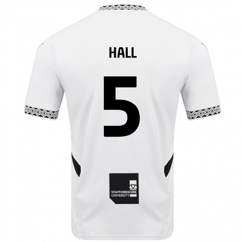 Danxen Donna Maglia Connor Hall #5 Bianco Kit Gara Home 2024/25 Maglietta
