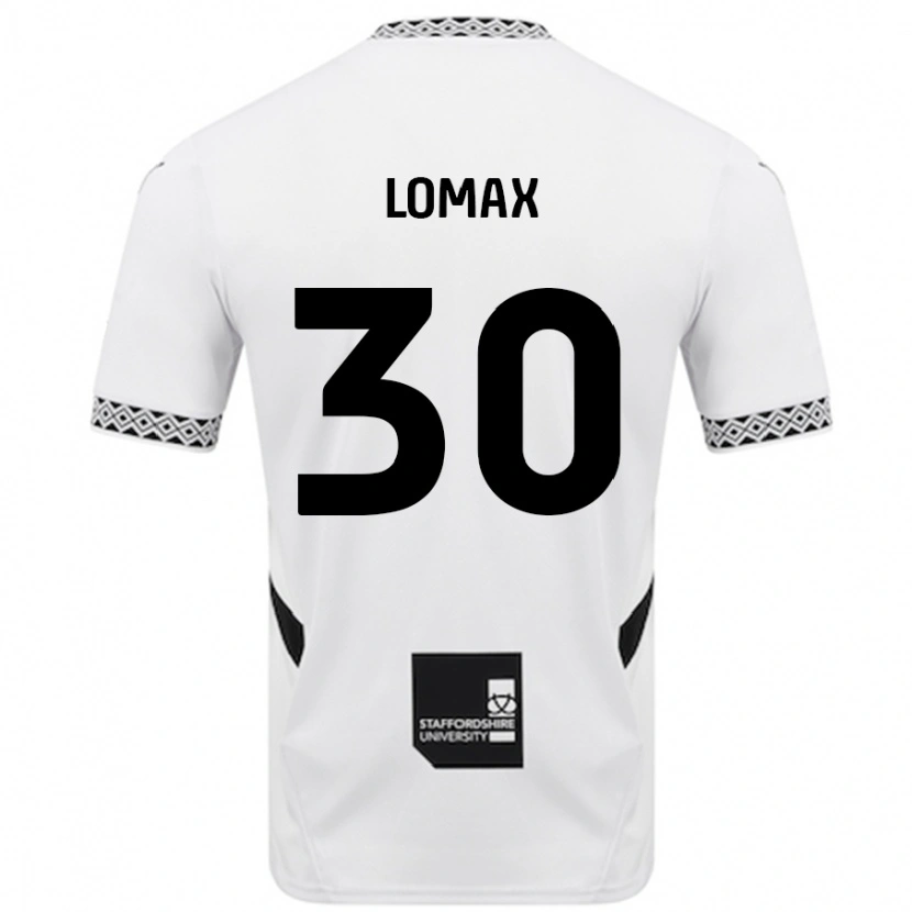 Danxen Donna Maglia Ben Lomax #30 Bianco Kit Gara Home 2024/25 Maglietta