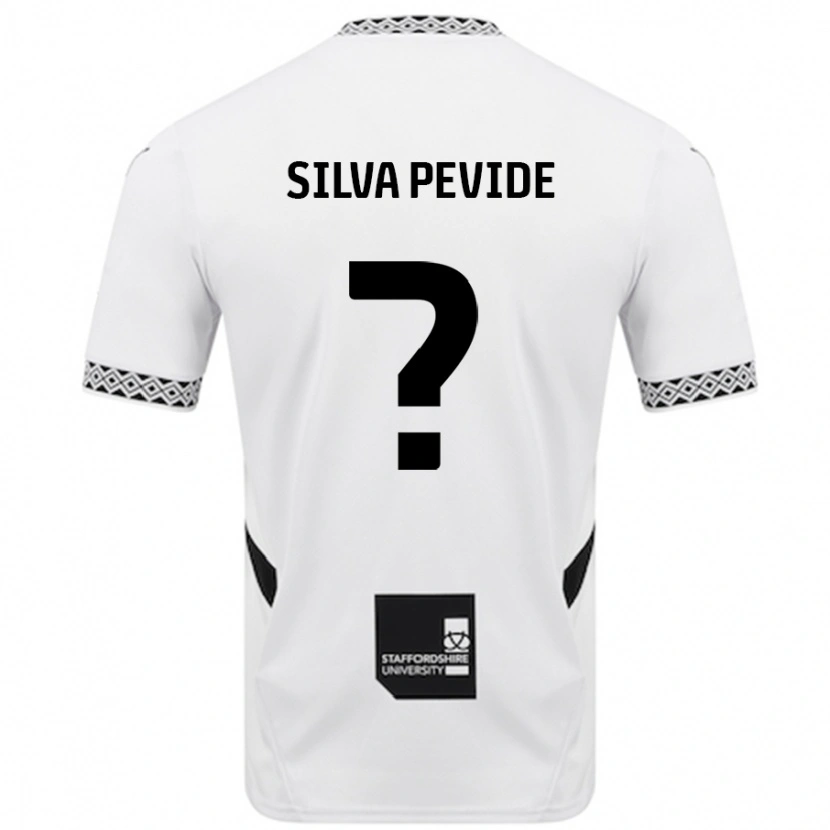 Danxen Donna Maglia Joao Silva Pevide #0 Bianco Kit Gara Home 2024/25 Maglietta
