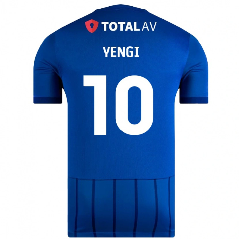 Danxen Donna Maglia Kusini Yengi #10 Blu Kit Gara Home 2024/25 Maglietta
