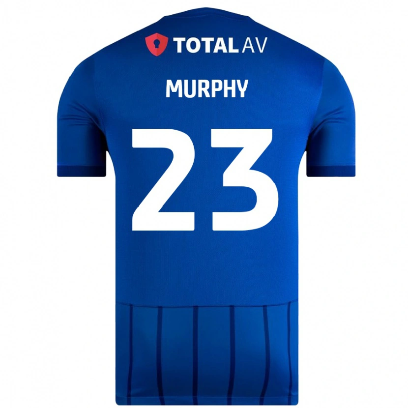 Danxen Donna Maglia Josh Murphy #23 Blu Kit Gara Home 2024/25 Maglietta