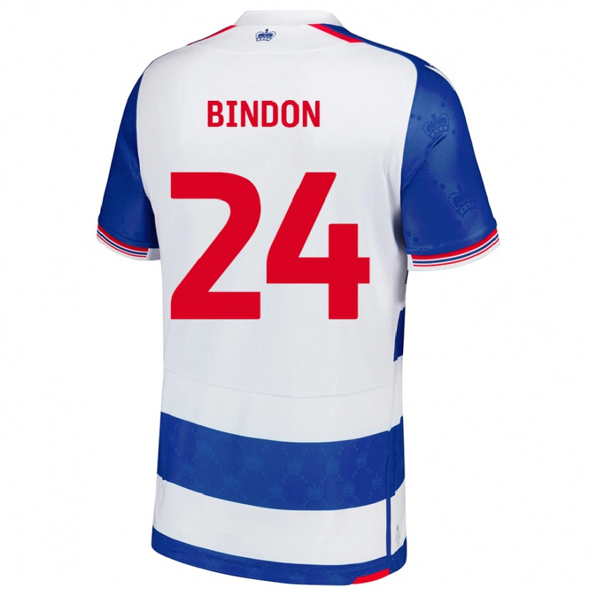 Danxen Donna Maglia Tyler Bindon #24 Blu Bianco Kit Gara Home 2024/25 Maglietta