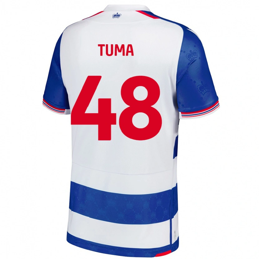 Danxen Donna Maglia Basil Tuma #48 Blu Bianco Kit Gara Home 2024/25 Maglietta