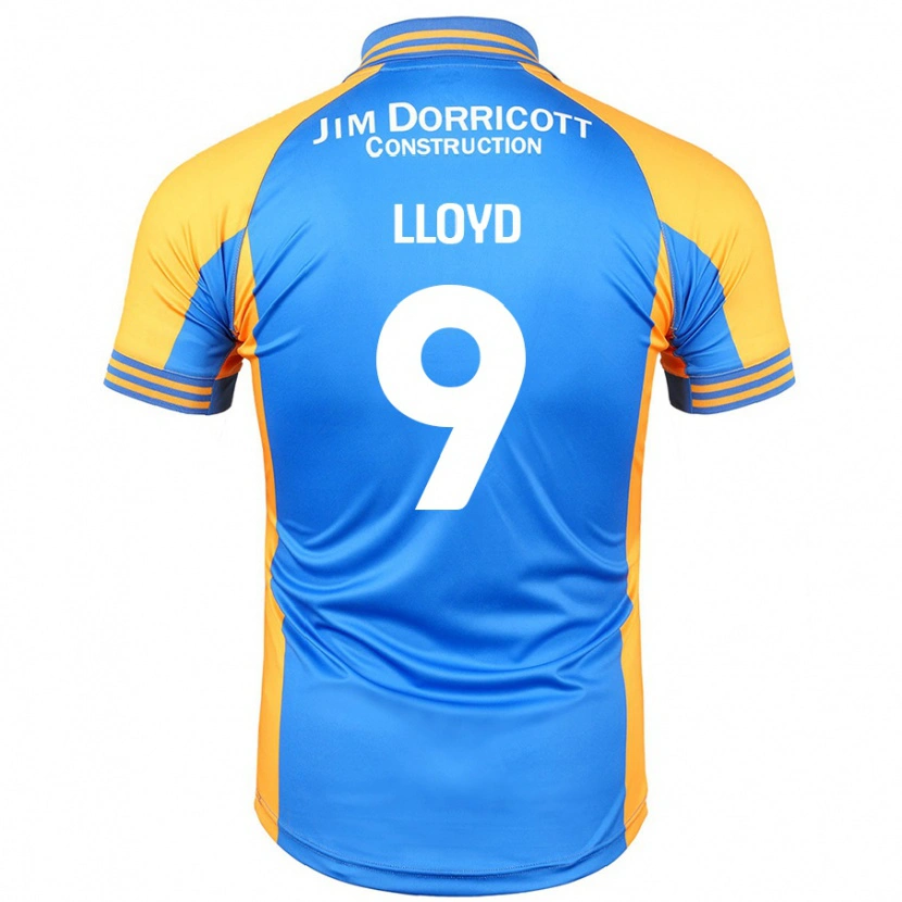 Danxen Donna Maglia George Lloyd #9 Blu Ambra Kit Gara Home 2024/25 Maglietta